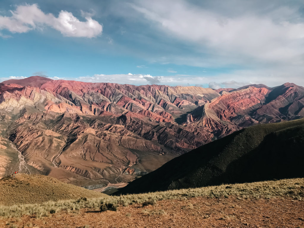 El Hornocal bei Humahuaca in Nordargentinien