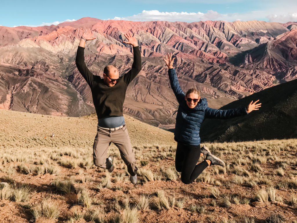 El Hornocal bei Humahuaca in Nordargentinien