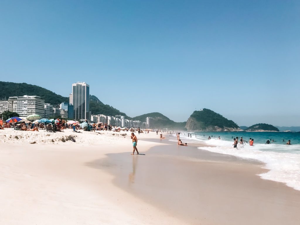 Copacabana Beach in Rio de Janeiro