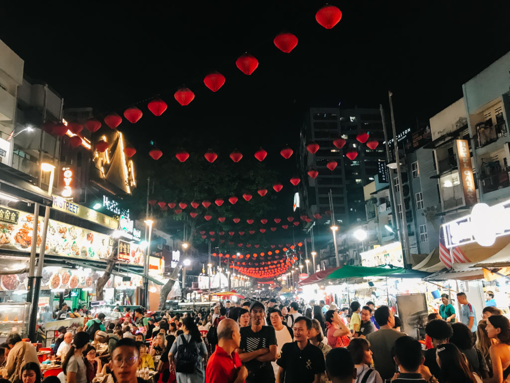 Jalan Alor Streetfood Nachtmarkt Kuala Lumpur