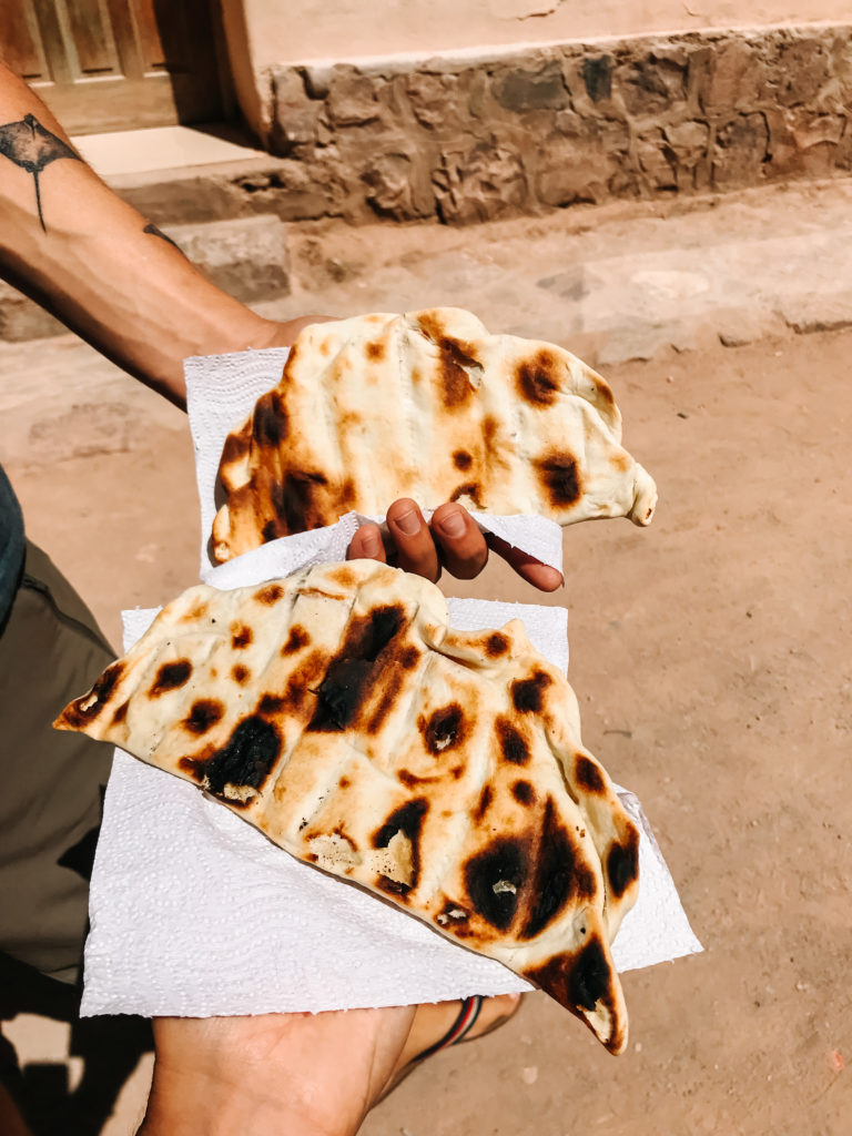 gefüllte Teigtaschen in Purmamarca Nordargentinien