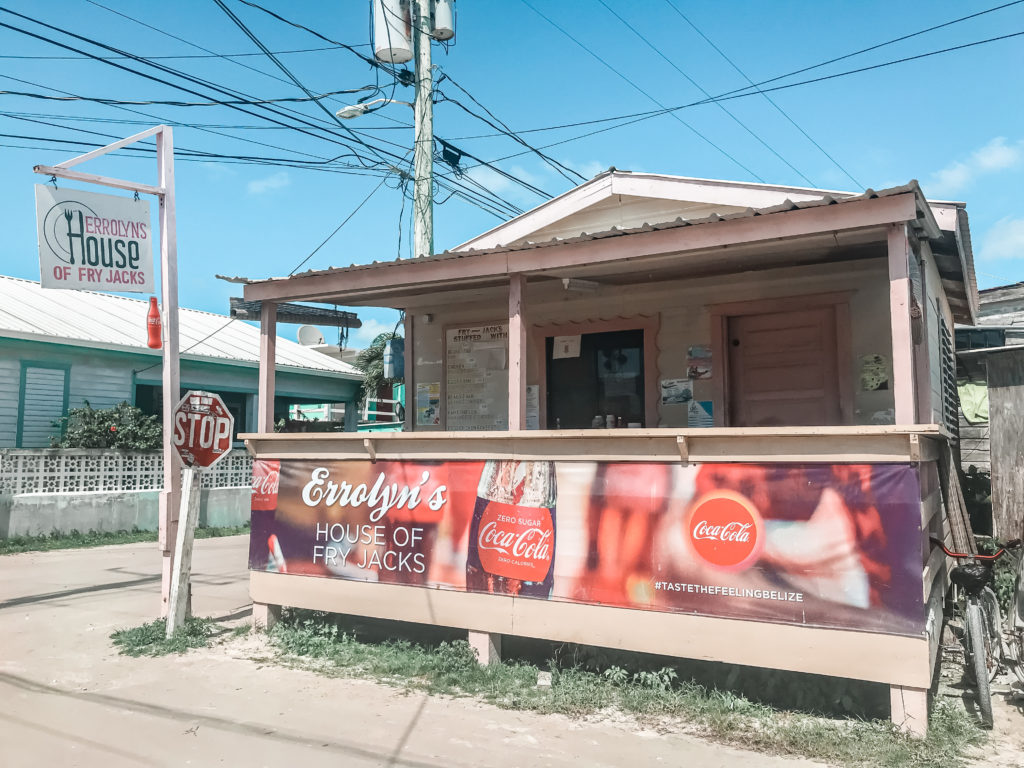 Errolyn´s House of Fry Jacks auf Caye Caulker
