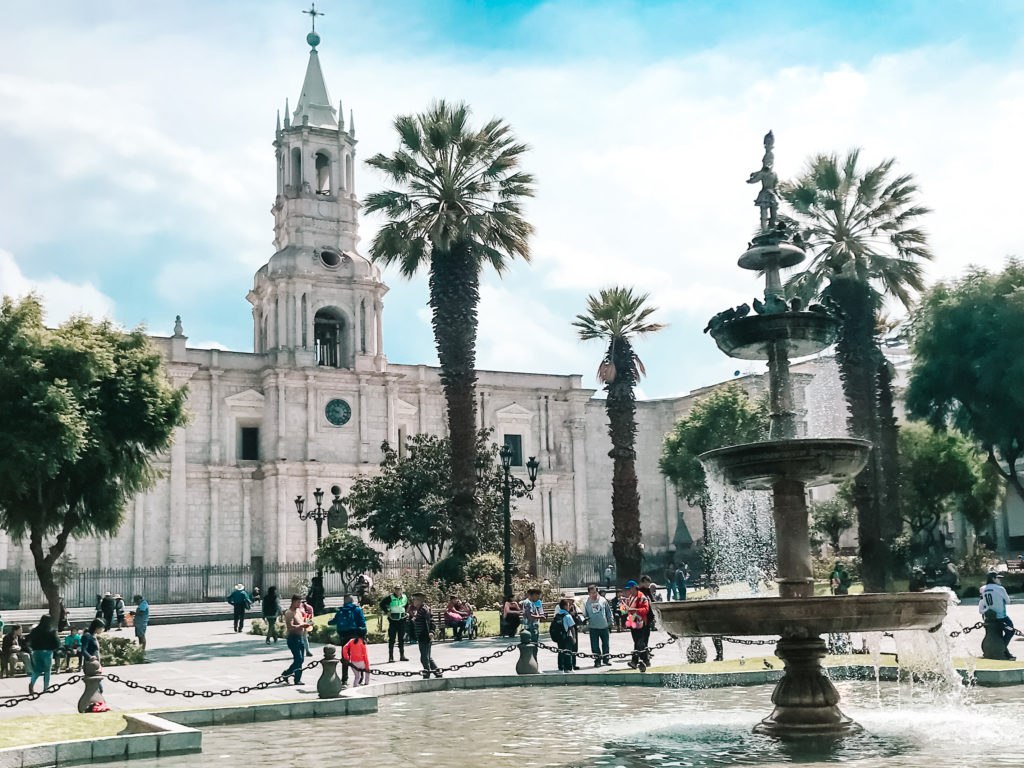 Plaza de Armas und Kathedrale von Arequipa