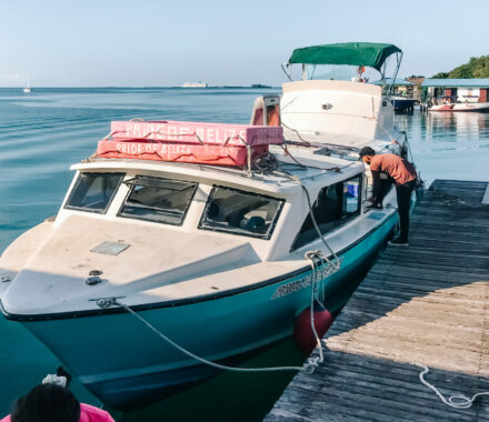 Boot Belize nach Honduras